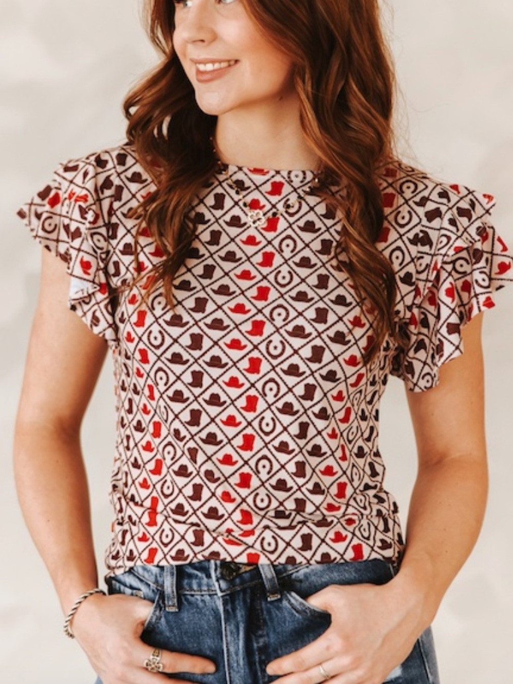 Boots Ruffle Sleeve